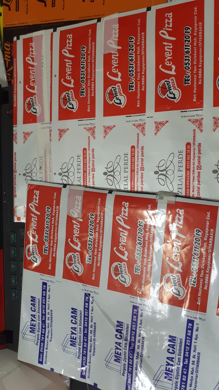 Levent Pizza - Meya Cam - Zelal Perde